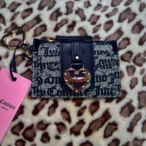 Juicy Couture Black Wallet Card Holder